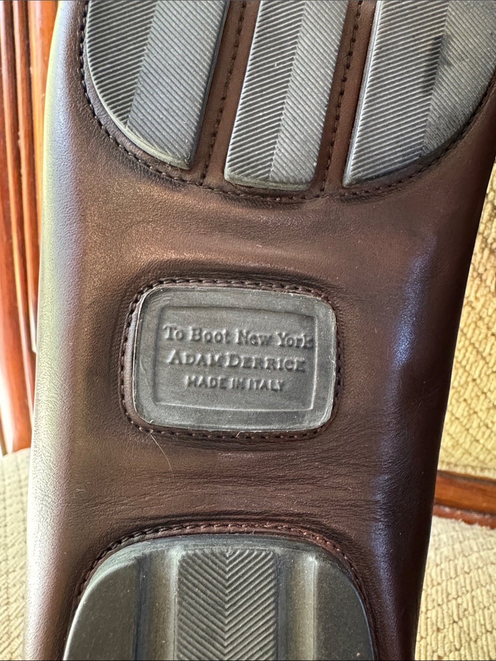 To Boot Men's Dark Brown Leather Penny Loafers. Made in Italy. Size 9. Very good - Picture 8 of 11